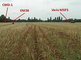 Přístroje Veris MSP3, EM38 a CMD-1 současně na jednom pozemku (28)