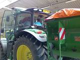 Instalace Yara N-Sensoru na traktor JD s rozmetadlem Amazone