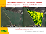 Porovnání sensorových map s leteckou ortofotomapou