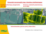 Porovnání sensorových map s leteckou ortofotomapou, Královéhradecko 2015